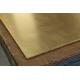 Polished Brass Sheet Plate 2500mm Width SGS ISO Certification