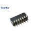 Dual Row 14Pin Board To Board Female Header PA6T 1.27 Mm SMD Header With Post