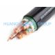 Copper / Aluminum Low Voltage Armored Cable Low Smoke Zero Halogen Wire