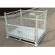 Stackable White Stillage Steel Pallet Cage For Gas Bottle Logistics