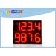 Easy Operation Multi Color LED Gas Price Signs Digital 12'' 300mm Digit Height