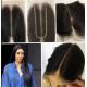 8 Inch Real Indian Human Hair Weave For Beauty / Kim K Closure Hair Extensions