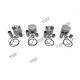 4PCS 1KZ Piston With Rings For Toyota Machinery Parts Excavator