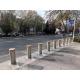 Automatic Hydraulic Driveway Bollards With LED Lights 217mm Diameter