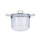 2.3L 3.5L Transparent Borosilicate Glass Soup Pot