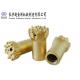 Quick Delivery Tapered Button Bits Long Life Span For Fast Speed Anchoring