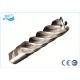 Diamond Coated End Mills , 6 Flute End Mill for Slotting / Milling