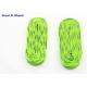 Braided Fiber Colored Hockey Skate Laces Waxed Waterproof Tight Moulded Tips