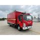 QC90 Apparatus Isuzu Commercial Fire Trucks Rescue 3 Person Red Colour