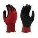 Red Seamless Knitted Nitrile Work Gloves For Automotive Industry