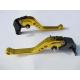 Yellow Motorcycle Adjustable Clutch Lever For Aprilia Rsv Tuono Falco Rst1000