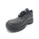 Comfortable Mens Black Safety Shoes Quarter Logo Sole Edge Inking For Logistics