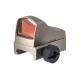 TAN Color Red Dot Tactical Sight , Magnified Red Dot Optic With Handheld Large Screw