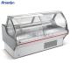 Supermarket Deli Display Cooler Practical Antiwear For Hot And Cold Food