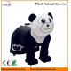 Mini Panda Plush Electric Animal Scooters with battery for children riding