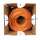 PE Insulation Network Cat5e SFTP Cable Lan Cables 500 m/roll Orange