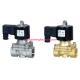 Two Ways Solenoid Valve Water Fountain Equipment Underwater Type AC24V SS And Brass Material
