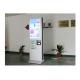 43 Inch Advertising Wireless Mobile Phone Charging Station With 4 Lockers