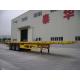 40 Foot High Flat Bed Semi Trailer With 3 Axles For Carry Container Or Cement Bags
