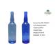600 ML blue round  bottle for Gin