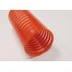 Flexible Helix Reinforced Suction And Discharge Hose Customized PVC In Red Color