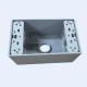 Aluminum Die Casting Waterproof Conduit Box Pvc Coated Grey Color 5 7 Holes