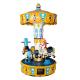 Golden Crown Musical Merry Go Round Carousel Small Size Easy Operate