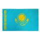 100% Polyester Kazakhstan Country Flag 3X5ft Custom Digital Printing / Screen Printing