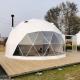 Heat Insulated Geodesic Dome Glass Door 6m Glamping Tourism Tent