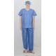 Disposable SMS Disposable Protective Gowns Scrub Suit --Blue Color