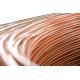 Steel Copper Coated Tube , Welded Bundy Pipe 6.35mm X 0.65 mm