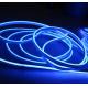 12v blue color led neon ribbon light 6*12mm micro neon rope light