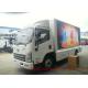 FAW Digital Mobile LED Billboard Truck Three Side For Road Show / Live Broadcasting