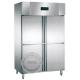OP-A806 Four Stainless Steel Doors Freezer Refrigerated Cabinet Manufacturer