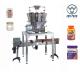 30 Jars / Min Automatic Plastic Glass Jar Packing Machine For Candy Snack