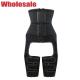 Black Double Belt NANBIN Plus Size Waist Cincher Ultra Sweat Waist And Thigh Trimmer
