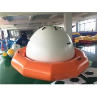 Double-Tripple Stitch Inflatable Water Toys For Summer , Blow Up Satumn UFO