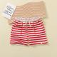 Hot Sale Baby Clothing Shorts Drawing Pant Solid Color 100% Cotton Summer OEM Service Unisex Straight Knitted Plain Dyed