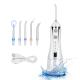 Rechargeable Portable Water Flosser With Detachable Water Tank
