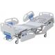 5 Function Manual Hospital Bed Four Central Controlled Silent Wheels
