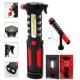 Functional Rechargeable Cob Waterproof Portable LED Work Light With Emergency Hammer Belt Cutter