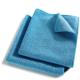 Microfiber 2 in 1 Cloth Blue Color for Car Household Cleaning