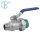 No Leakage Metal PPR Single Union Ball Valve with femal male threaded