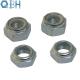 Hexagon Head Thin Nylon Lock Nuts Fine Thread Of Hot Forging DIN985