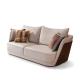 Matted Comfy White Sectional Couch 0.8x1.6m Luxury Living Room Furniture Sets