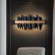 Modern led wall sconce light gold/black bedroom living room luxury wall light（WH-OR-67)