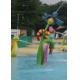 Custom Flower Group Spray Water Pool Aqua Play , Spray Water Park Equipment Kids Playground