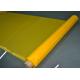 Yellow Textile Screen Printing Mesh Roll 62 Width With No Surface Treatment