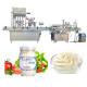 Tomato Sauce Paste Bottle Filling Machine 4 Heads With 316 Stainless Piston
