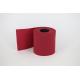 Solid red toilet tissue roll
